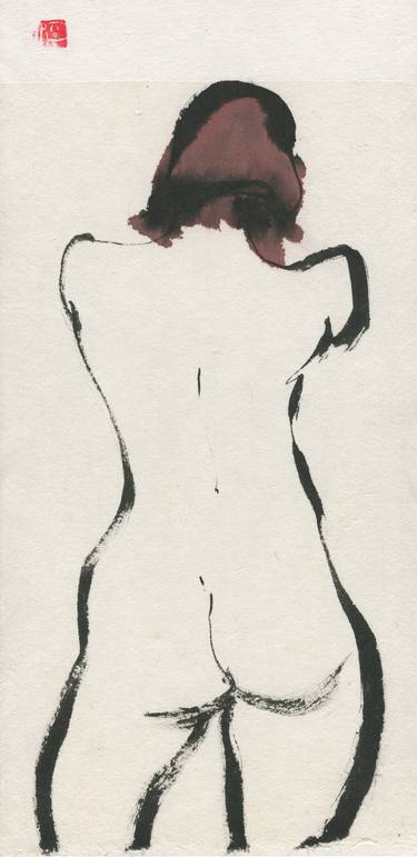 Print of Conceptual Nude Drawings by Changwoo Yoon