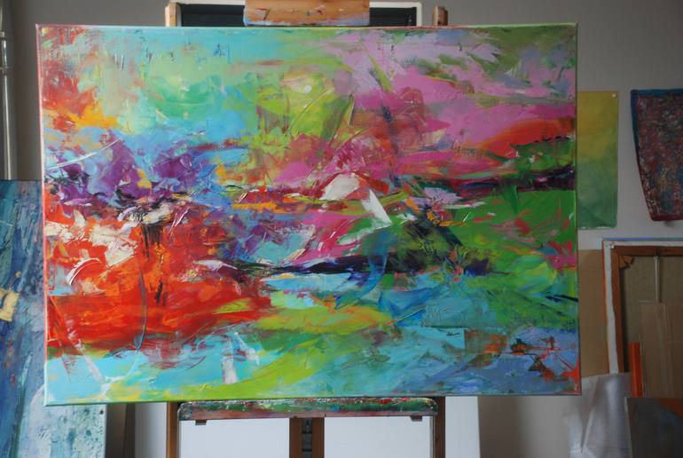 Original Abstract Painting by Carine Van Hee