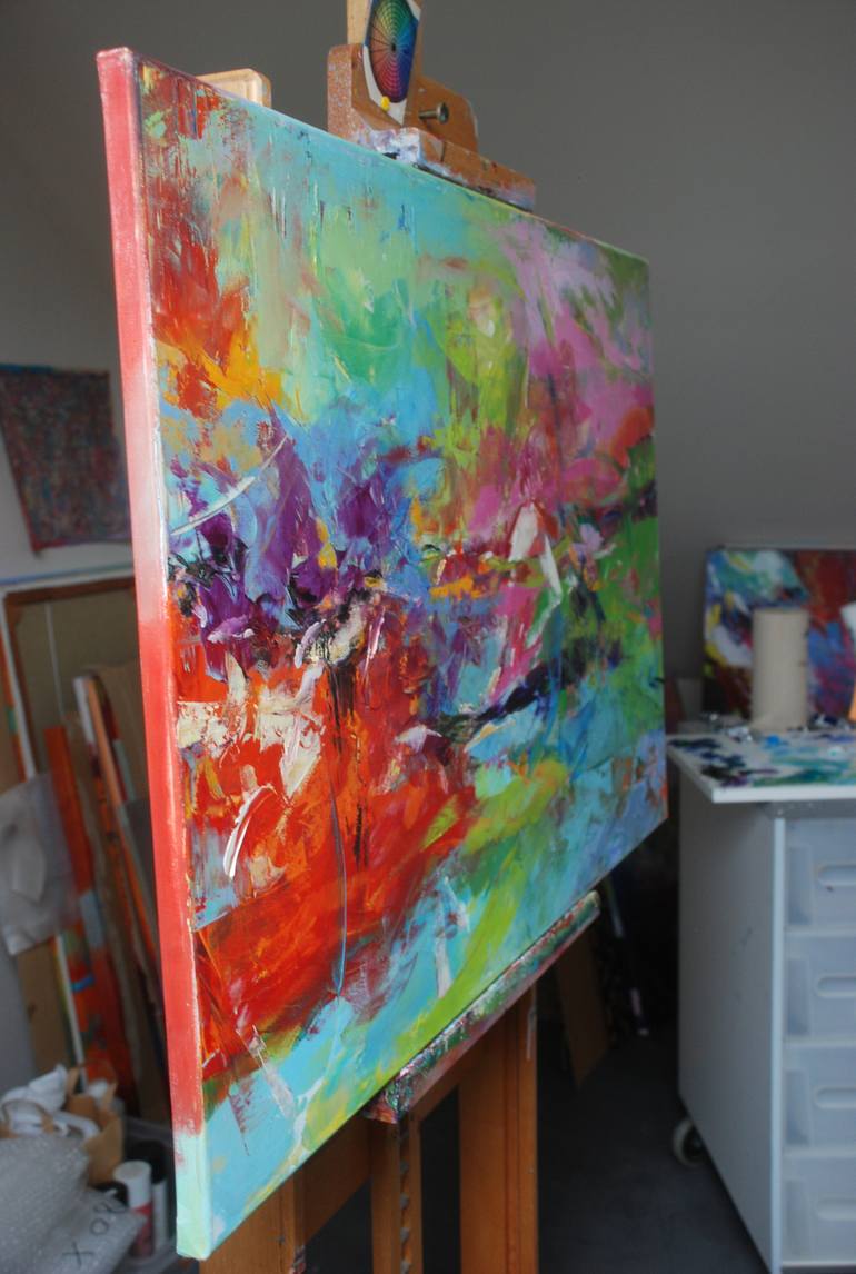 Original Abstract Painting by Carine Van Hee