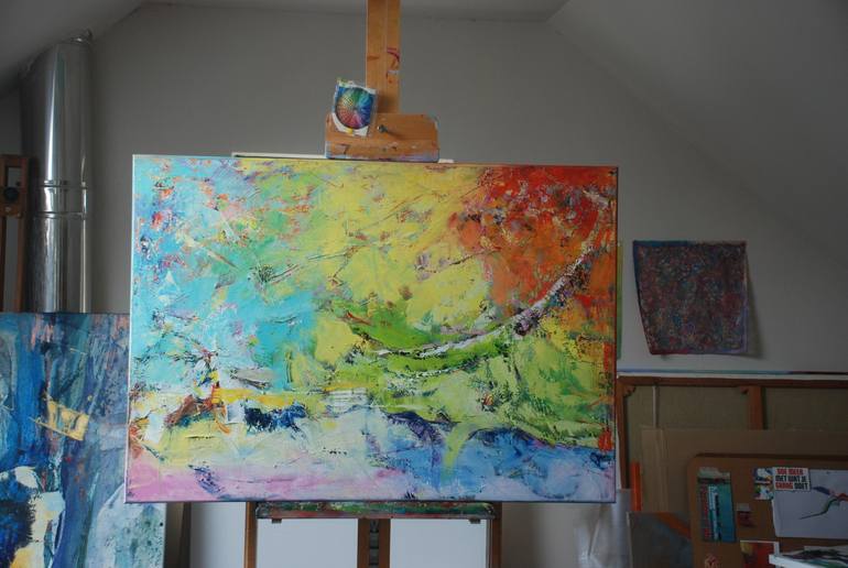 Original Abstract Painting by Carine Van Hee