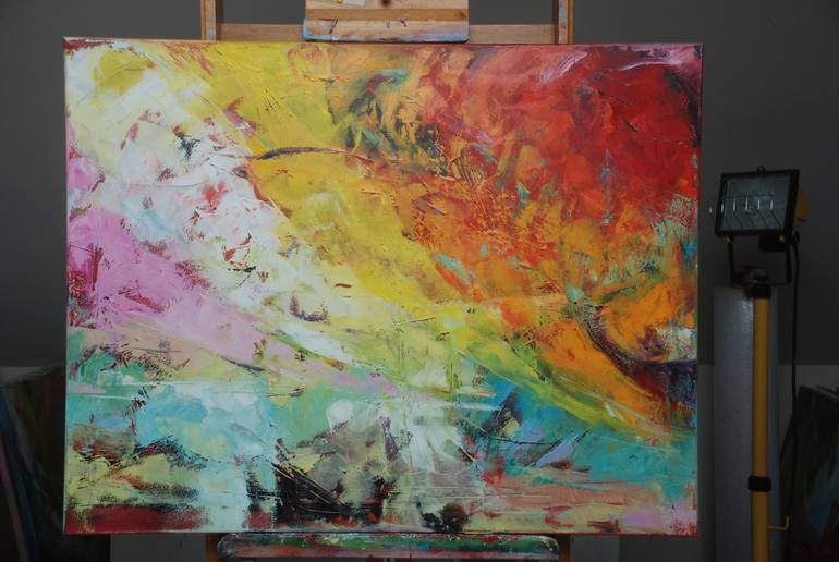 Original Abstract Painting by Carine Van Hee