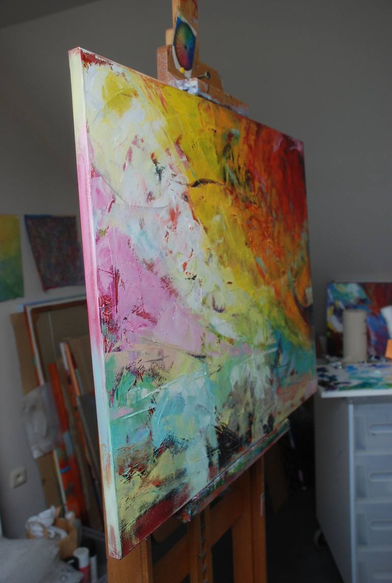 Original Abstract Painting by Carine Van Hee