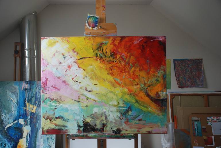 Original Abstract Painting by Carine Van Hee