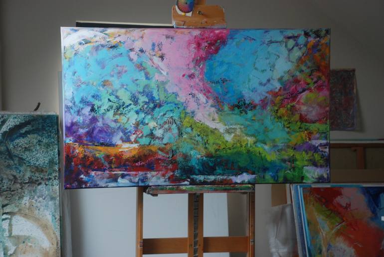 Original Fine Art Abstract Painting by Carine Van Hee