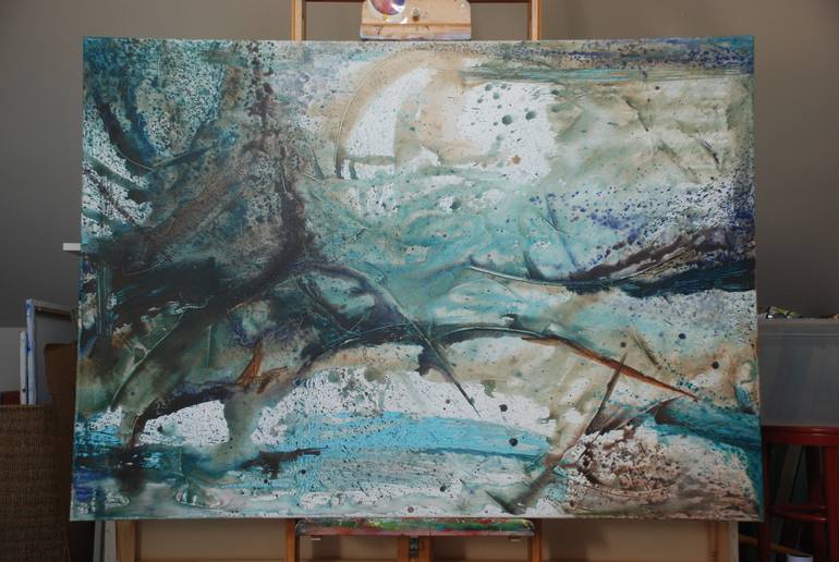 Original Abstract Painting by Carine Van Hee