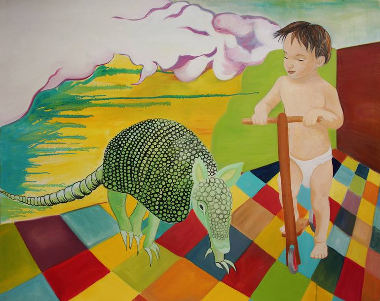 Original Other People Painting by Ronja Vogl