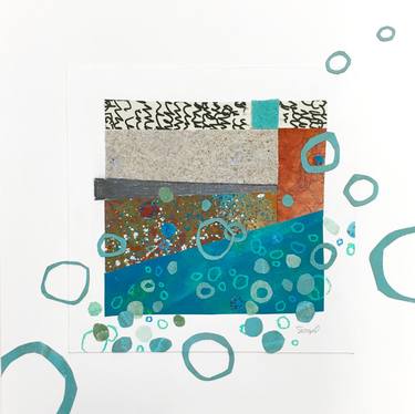 Original Abstract Collage by Suzanne Siegel