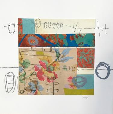 Original Abstract Collage by Suzanne Siegel