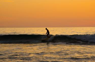 Sunset surf in Costa Rica thumb