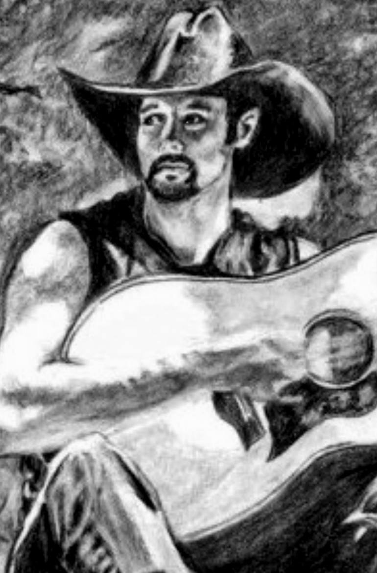 Tim McGraw Drawing by Helen Kramer | Saatchi Art