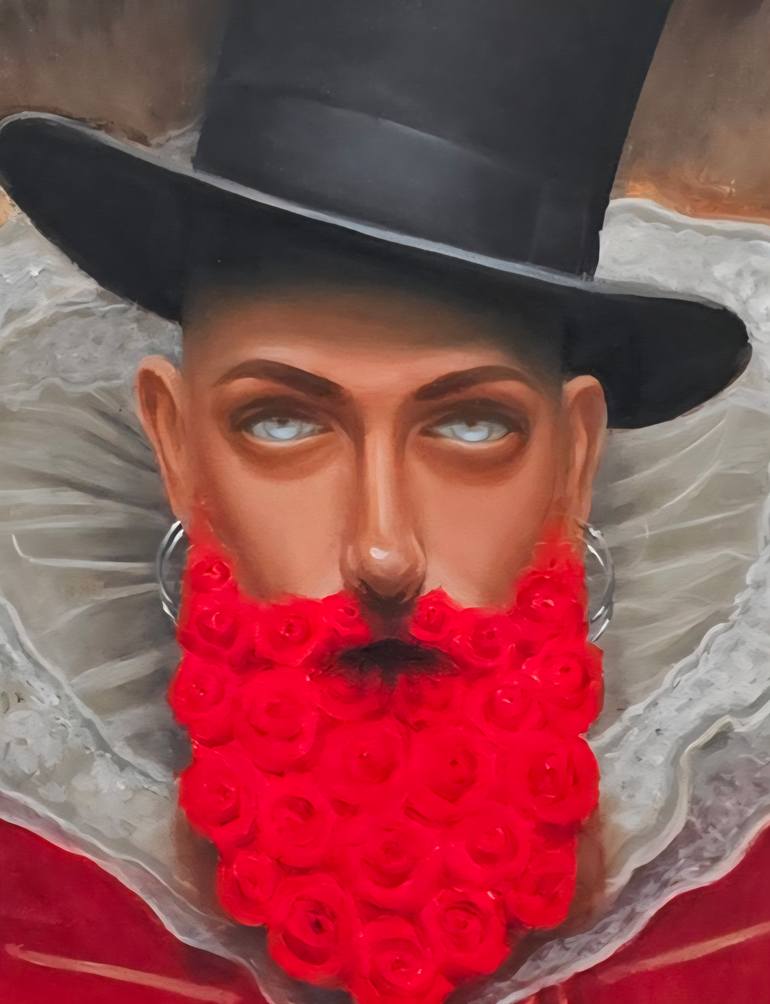 Original Baroque People Painting by Vartan Ghazarian