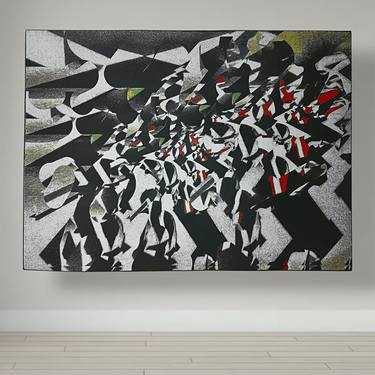 Print of Algorithmic Abstract Paintings by Angel Reyes