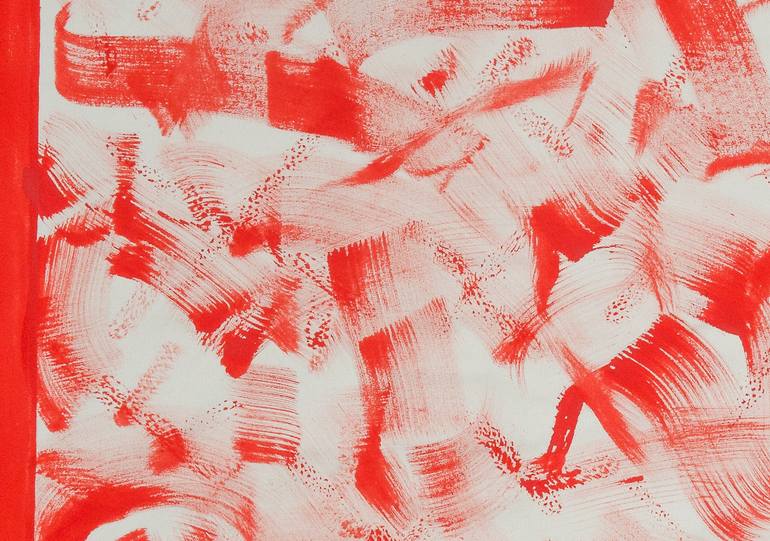 Original Abstract Expressionism Abstract Painting by E S C H A T Ω N