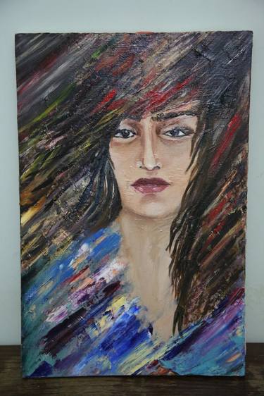 Print of Portraiture Women Paintings by Zaur Mahmudov