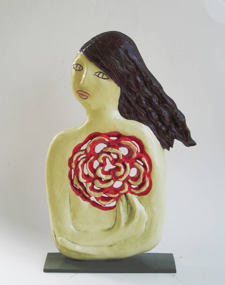 Original Fine Art Women Sculpture by shaul baz