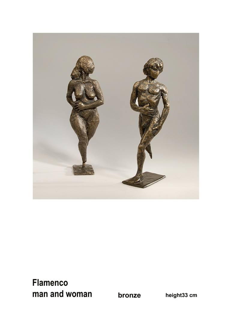 Original Figurative Performing Arts Sculpture by shaul baz