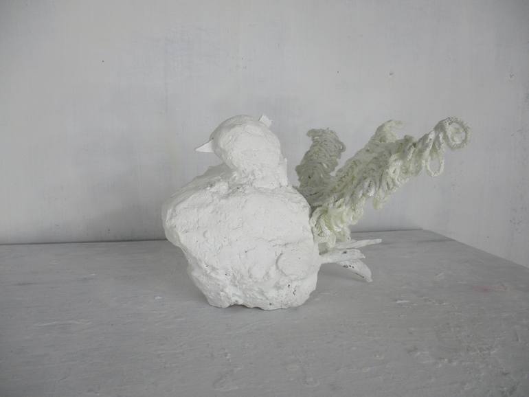 Original Abstract Expressionism Animal Sculpture by V Lishko