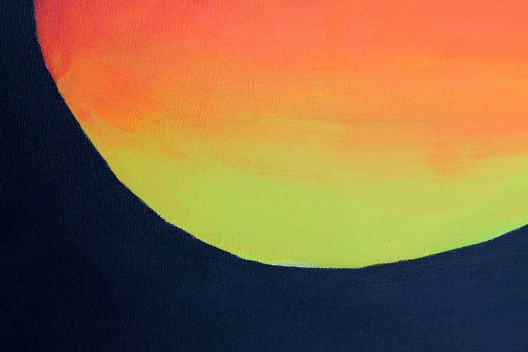 Original Abstract Landscape Painting by V Lishko