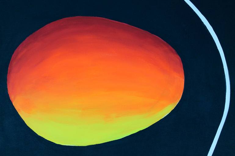 Original Abstract Landscape Painting by V Lishko