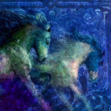 Print of Fine Art Horse Mixed Media by Cumai Aboul Housn