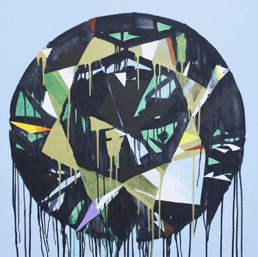 Original Abstract Geometric Paintings by SP Harper