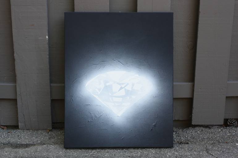 Original Art Deco Light Painting by Sp Harper