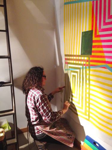 Saatchi Art Artist Graça Paz; Painting, “Studio scenes.” #art