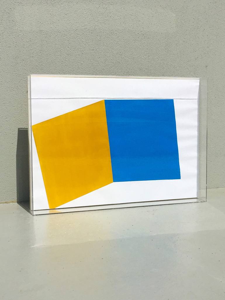 Original Minimalism Abstract Painting by Graça Paz