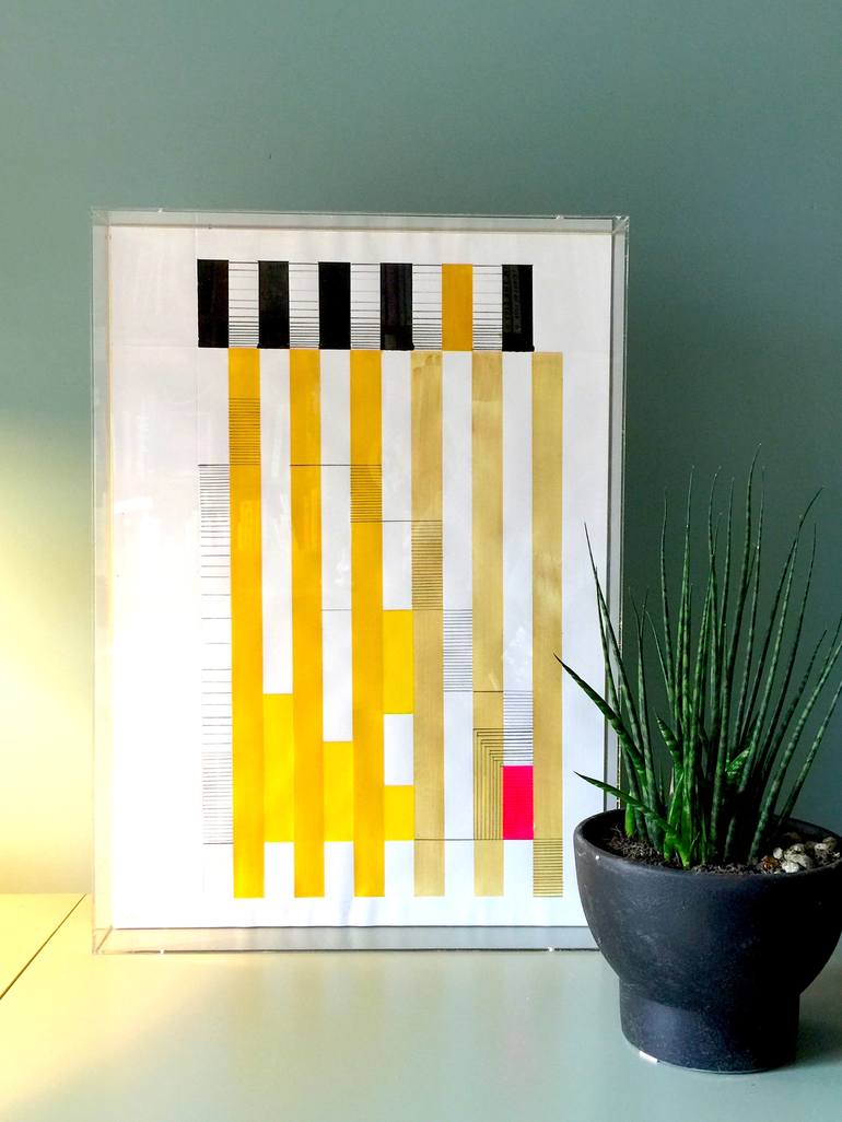 Original Minimalism Abstract Painting by Graça Paz