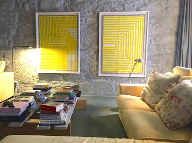 Amazing collectors interiors with my paintings. thumb