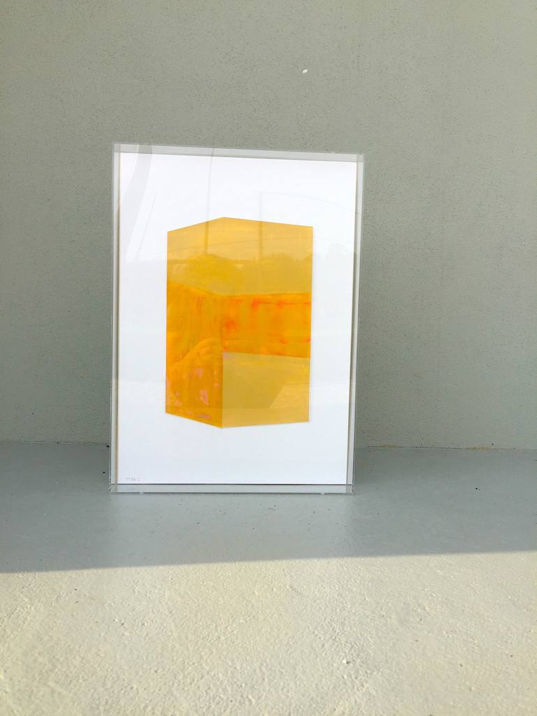 Original Minimalism Abstract Painting by Graça Paz