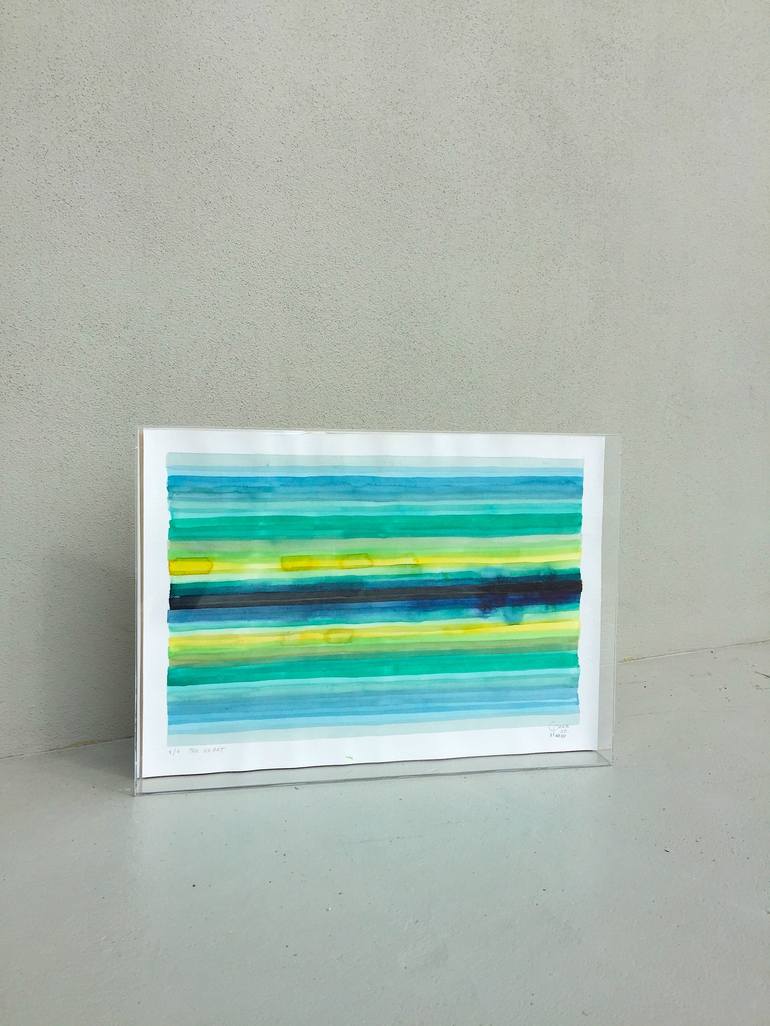 Original Minimalism Abstract Painting by Graça Paz