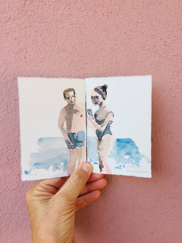 Original Beach Paintings by Graça Paz