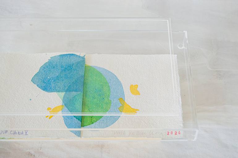 Original Minimalism Abstract Painting by Graça Paz