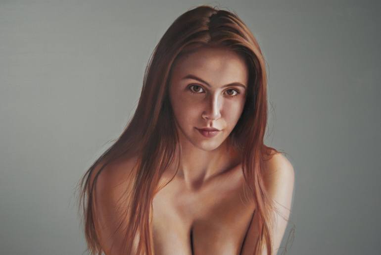 Original Photorealism Body Painting by Valeri Tsvetkov