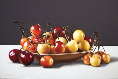 Still life with cherries thumb