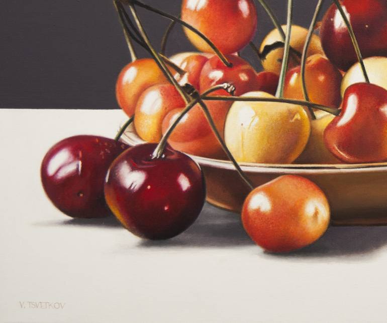 Original Contemporary Food Painting by Valeri Tsvetkov
