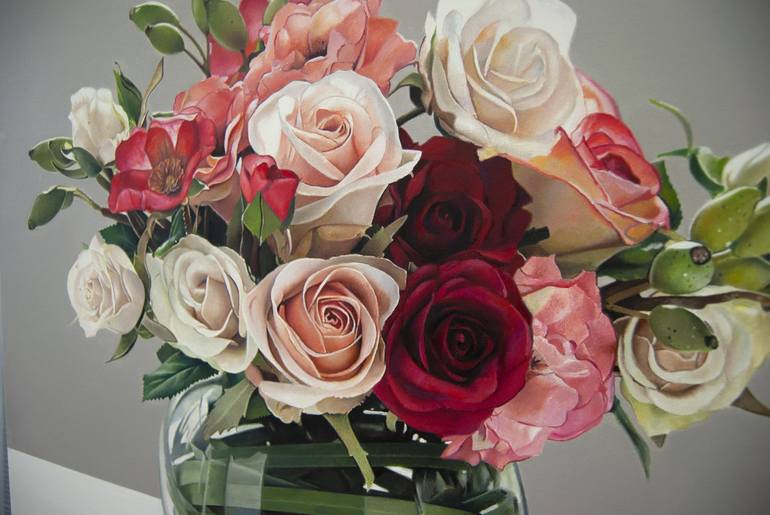 Original Fine Art Floral Painting by Valeri Tsvetkov