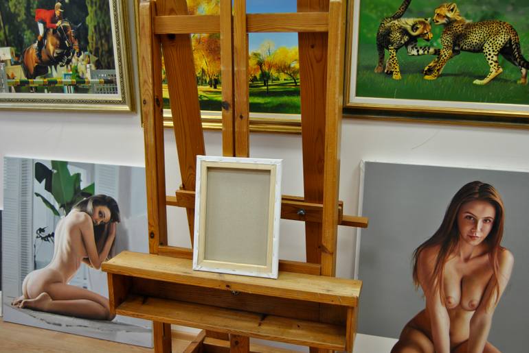 Original Contemporary Animal Painting by Valeri Tsvetkov