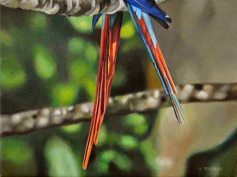 Original Contemporary Animal Painting by Valeri Tsvetkov