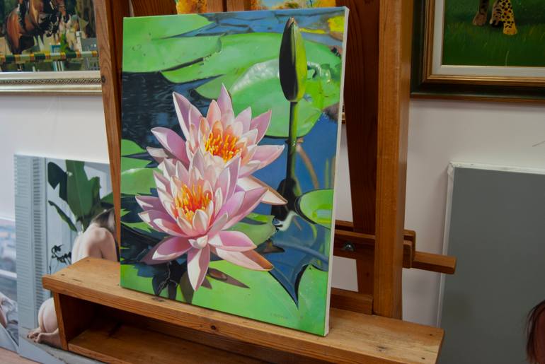 Original Realism Floral Painting by Valeri Tsvetkov