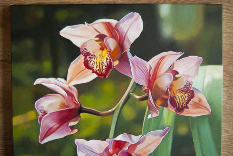 Original Classicism Floral Painting by Valeri Tsvetkov