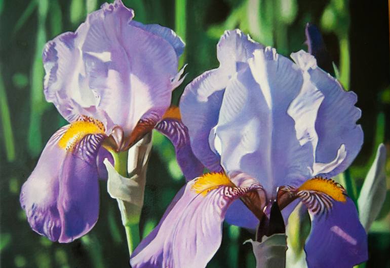 Original Realism Floral Painting by Valeri Tsvetkov