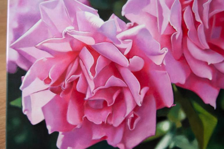 Original Classicism Floral Painting by Valeri Tsvetkov