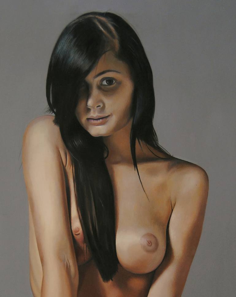 Original Figurative Nude Painting by Valeri Tsvetkov