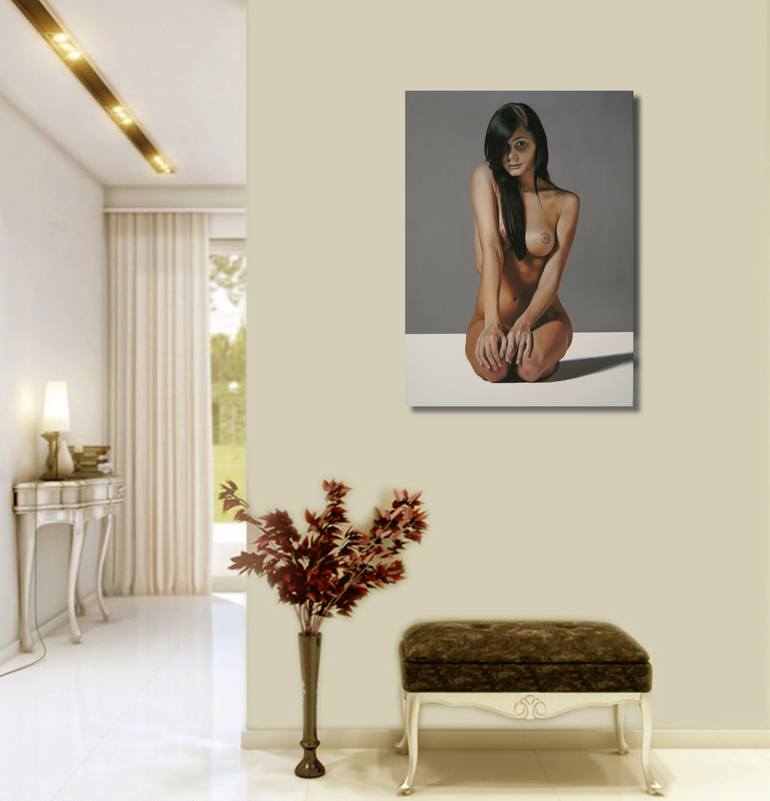 Original Figurative Nude Painting by Valeri Tsvetkov