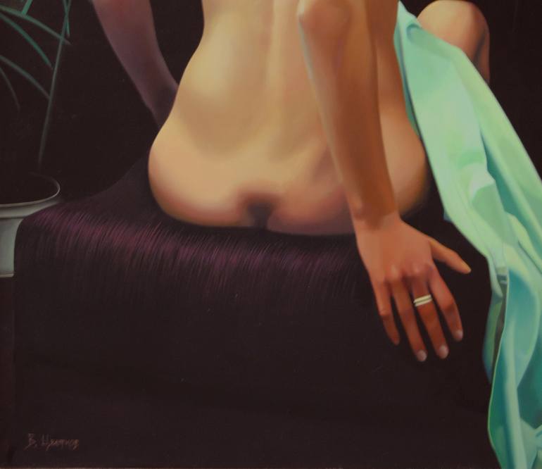 Original Figurative Nude Painting by Valeri Tsvetkov