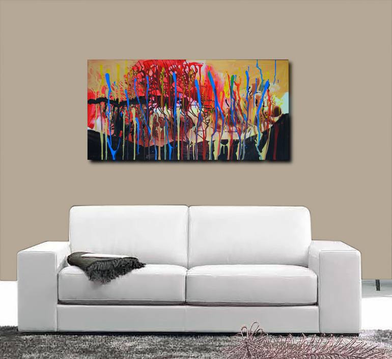 Original Abstract Painting by Valeri Tsvetkov