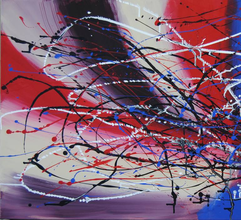 Original Abstract Painting by Valeri Tsvetkov