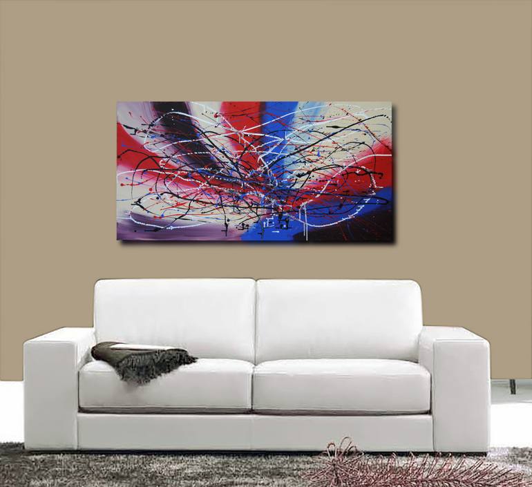 Original Abstract Painting by Valeri Tsvetkov